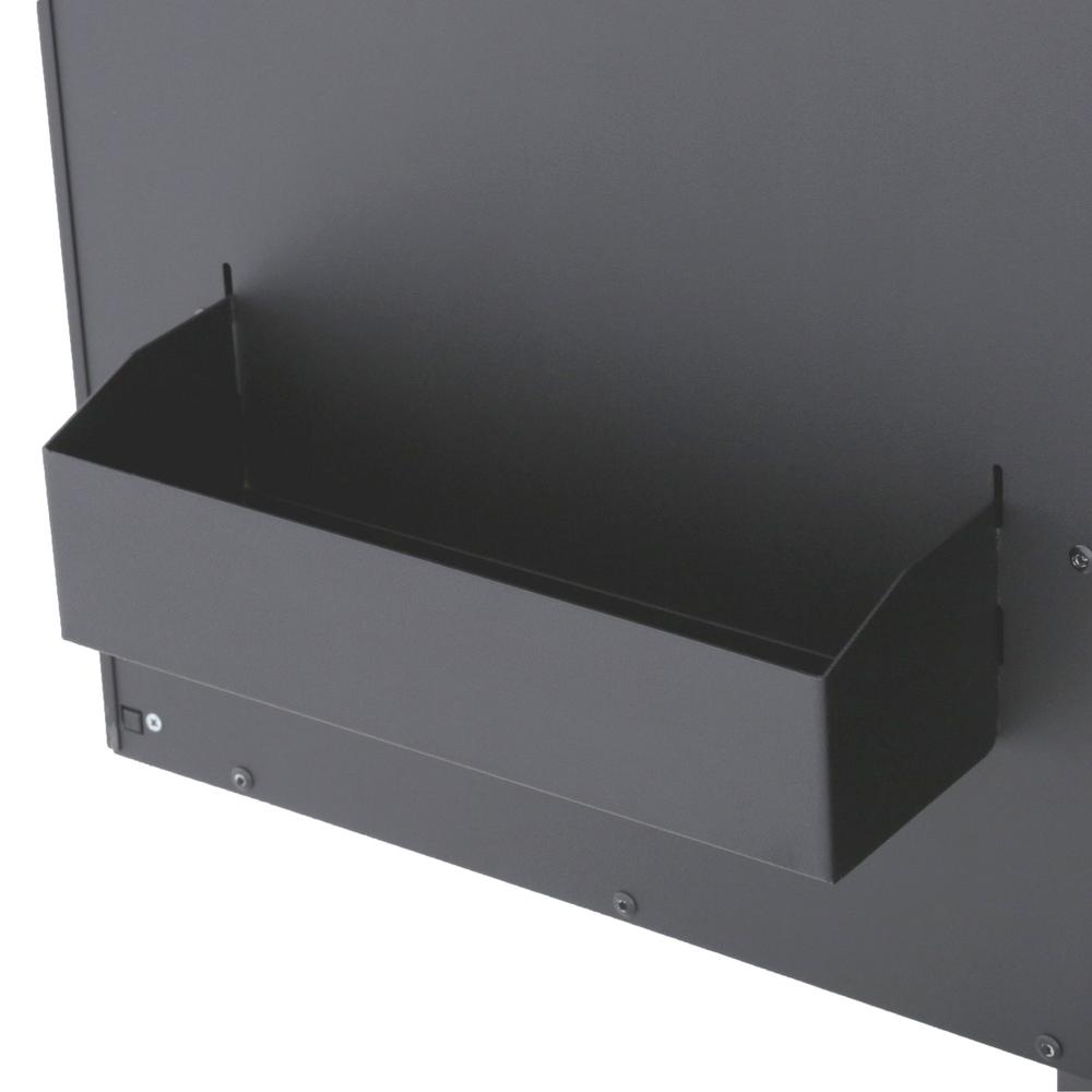 Heavy-Duty 61 in. W 10-Drawer 1-Door, Deep Tool Chest Mobile Workbench in Matte Black w/ Hardwood Top, Pegboard & Shelf