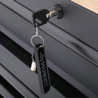 Heavy-Duty 61 in. W 10-Drawer 1-Door, Deep Tool Chest Mobile Workbench in Matte Black w/ Hardwood Top, Pegboard & Shelf